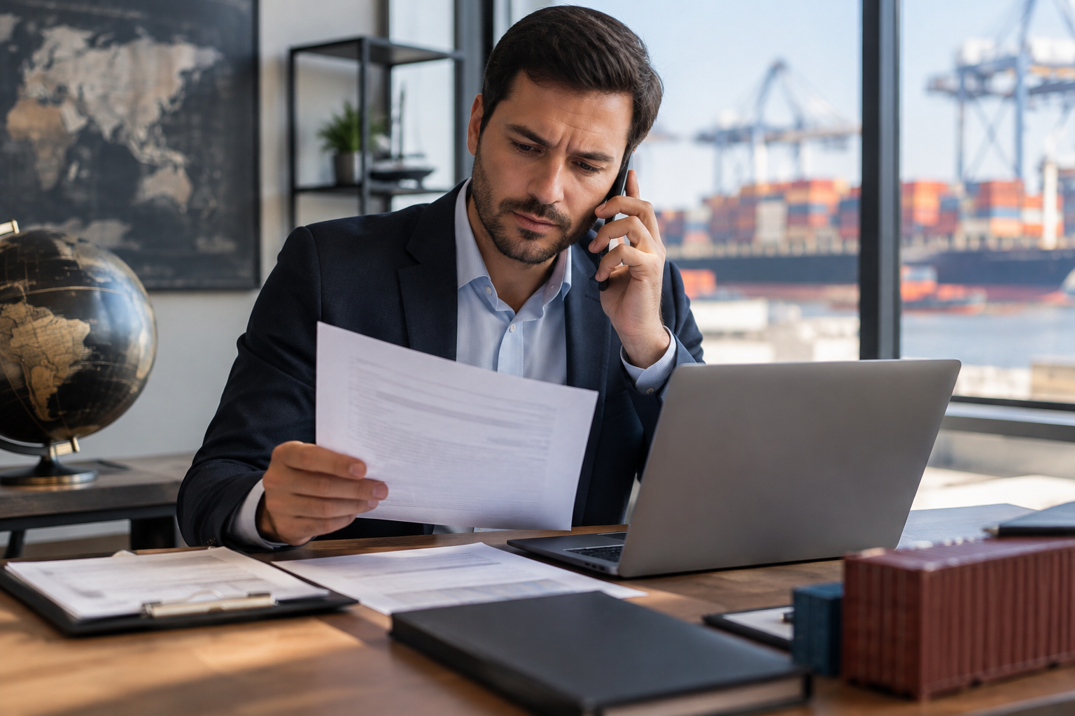 Conferência de invoice e dados bancários do fornecedor antes de um pagamento internacional